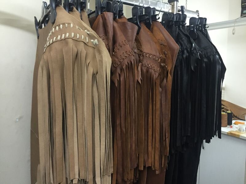 Fringed suede jackets