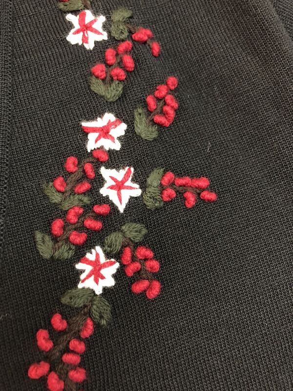 Embroidery trial